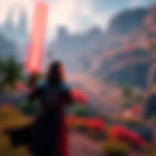 A character exploring a vibrant world in Star Wars Outlaws on PS5.