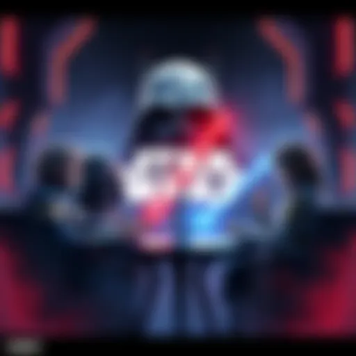 Podcast hosts discussing Return of the Jedi with Star Wars imagery