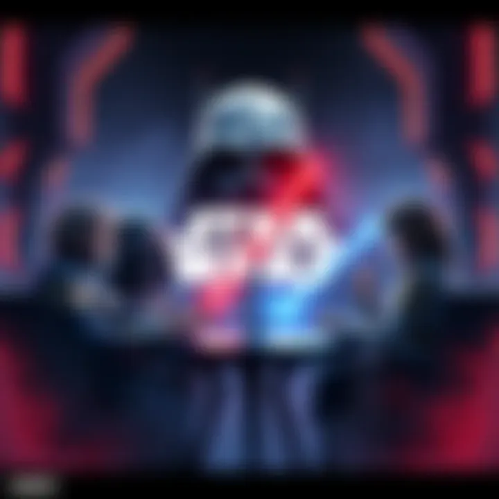 Podcast hosts discussing Return of the Jedi with Star Wars imagery