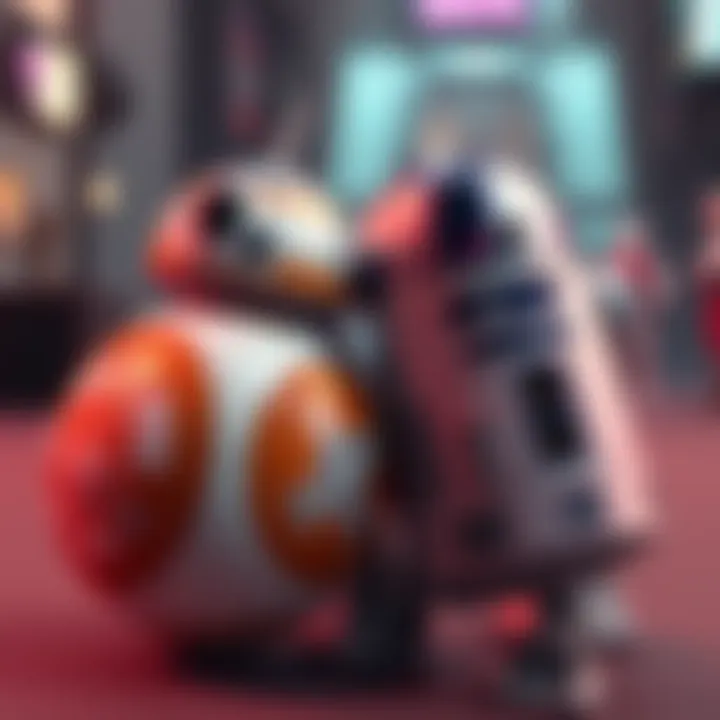 Star Wars Sidekicks BB-8 and R-2-D2 in a fun pose together, celebrating their fan-favorite status as sidekicks from Star Wars.