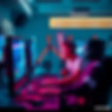 Gamers playing Star Wars Zero on a computer with mixed reactions