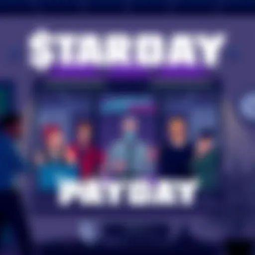 An illustration showing the Starbreeze Studios office with employees looking concerned about layoffs affecting Payday 3 development.