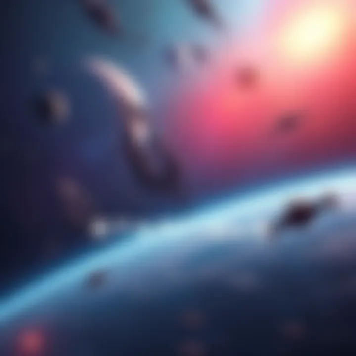 Starfield Game Launch A digital artwork showcasing the vast universe of Starfield with spaceships and planets