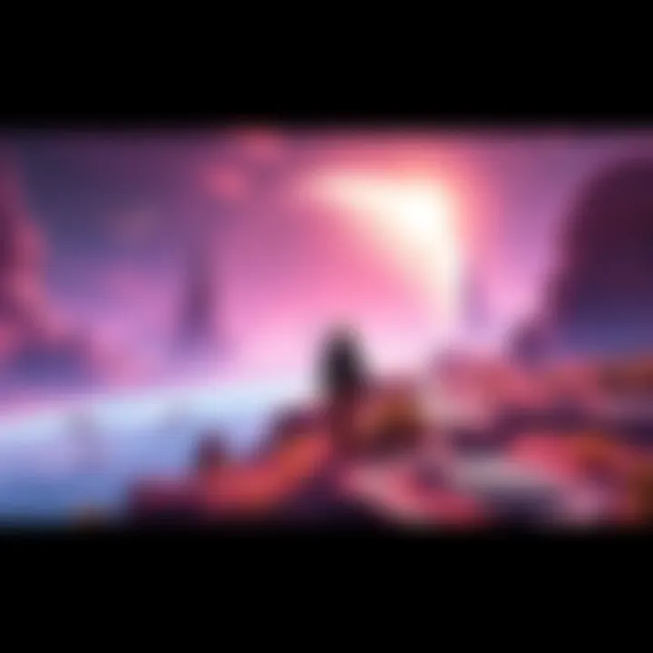 A character exploring a vibrant planet in Starfield, showcasing improved graphics and sci-fi elements, surrounded by alien landscapes and spacecraft.