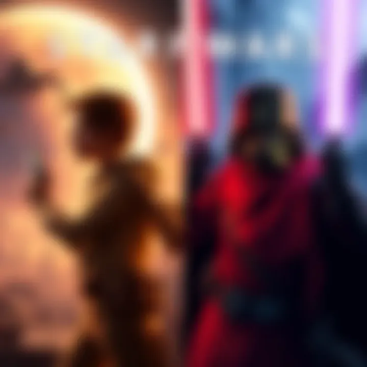 Starfield and Star Wars Outlaws Comparison A side-by-side comparison of Starfield and Star Wars Outlaws showing their game worlds and characters