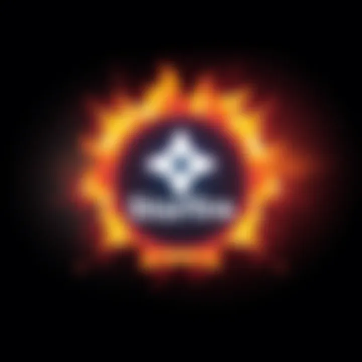 A vibrant illustration showing the Starfire logo with flames and sparks around it, symbolizing creativity and innovation.