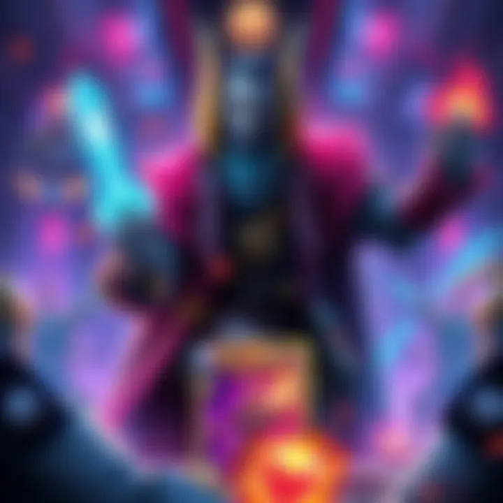 A vibrant image showcasing various winning card decks featuring StarLord in a card game setting, highlighting gameplay strategies.