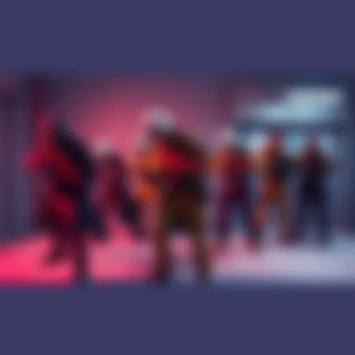 A group of recruits practicing S.T.A.R.S training techniques, focusing on various drills while excluding door-knocking styles.