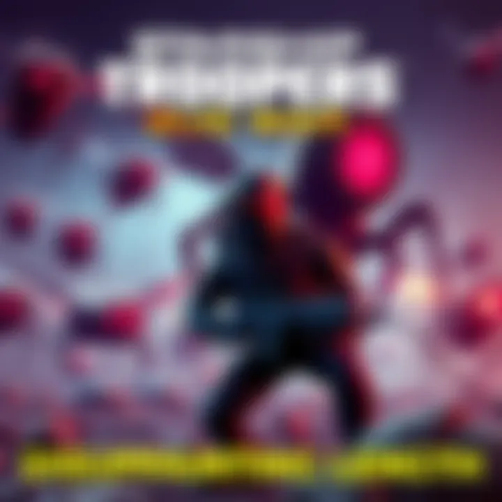 A soldier fighting giant bugs in a sci-fi environment with bright graphics and intense action scenes.