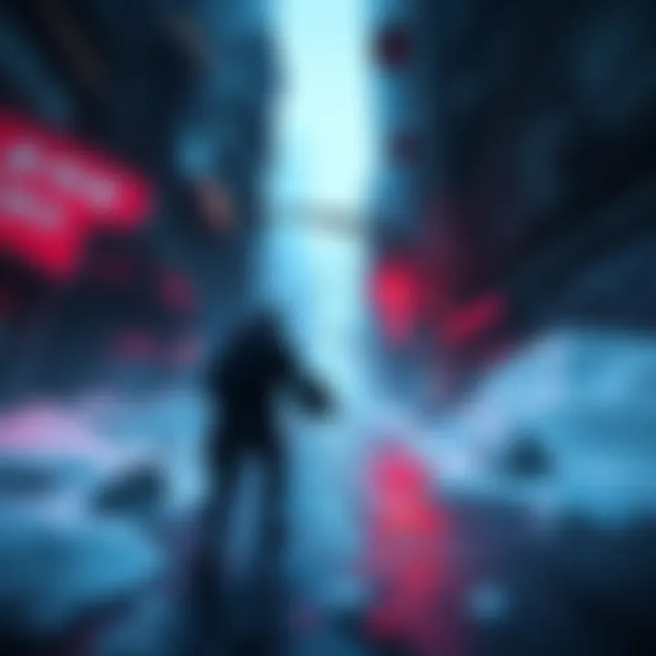 A player sneaking through the difficult Zaozyorje West area in a game, showcasing challenges and obstacles for stealth gameplay.