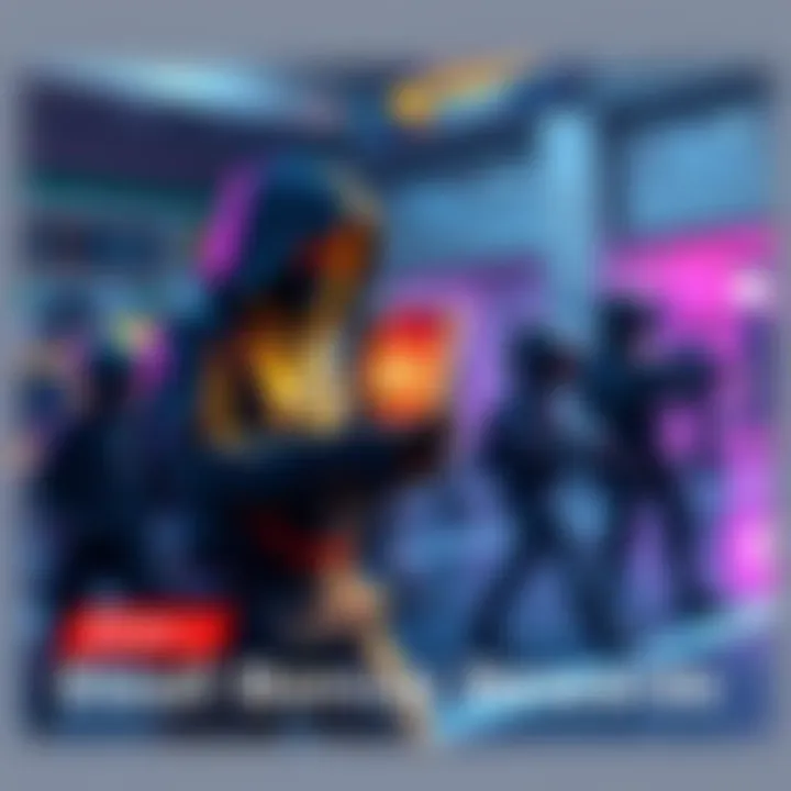 A stealth character in a video game collecting a stealth bonus reward, while action-oriented characters look on, showing a contrast in gameplay style.