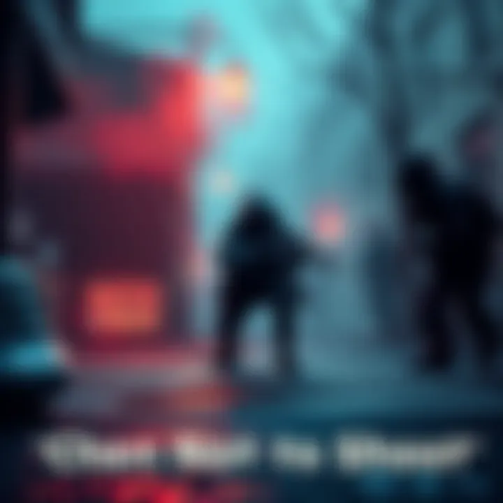 A player crouch walking in a game, carefully looting items while avoiding detection from enemies