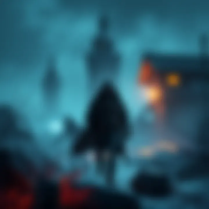 A player silently moving through the Outpost surroundings, avoiding conflict with UESC while searching for loot