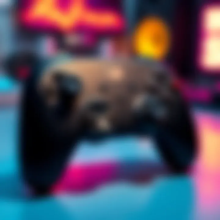 Steam Controller with New Joystick Cap A Steam Controller with a newly replaced joystick cap, showcasing improved grip and look for enhanced gameplay.