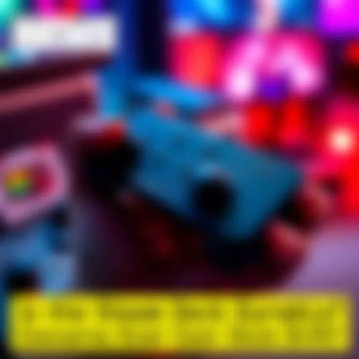 A gamer holding a Steam Deck, showing close-up of the analog sticks to highlight potential durability concerns