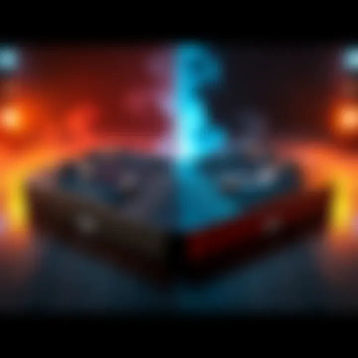 A side-by-side view of a Steam Deck and a placeholder for Steam Deck 2, highlighting design and features