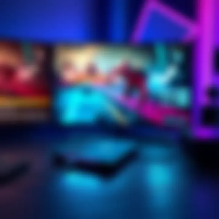 Steam Deck displaying 4K graphics on LG C1 TV via USB-C hub
