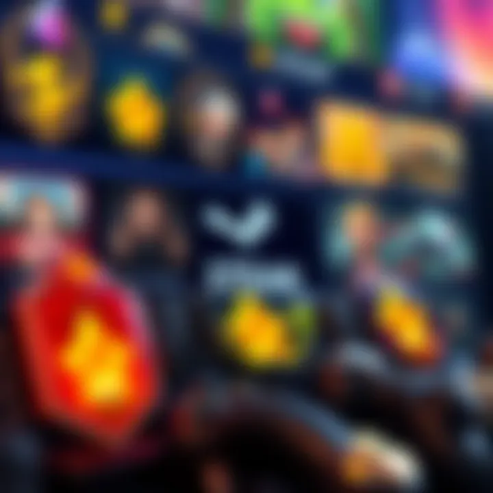 Colorful Steam game achievements A screenshot showcasing various game achievements from free Steam games