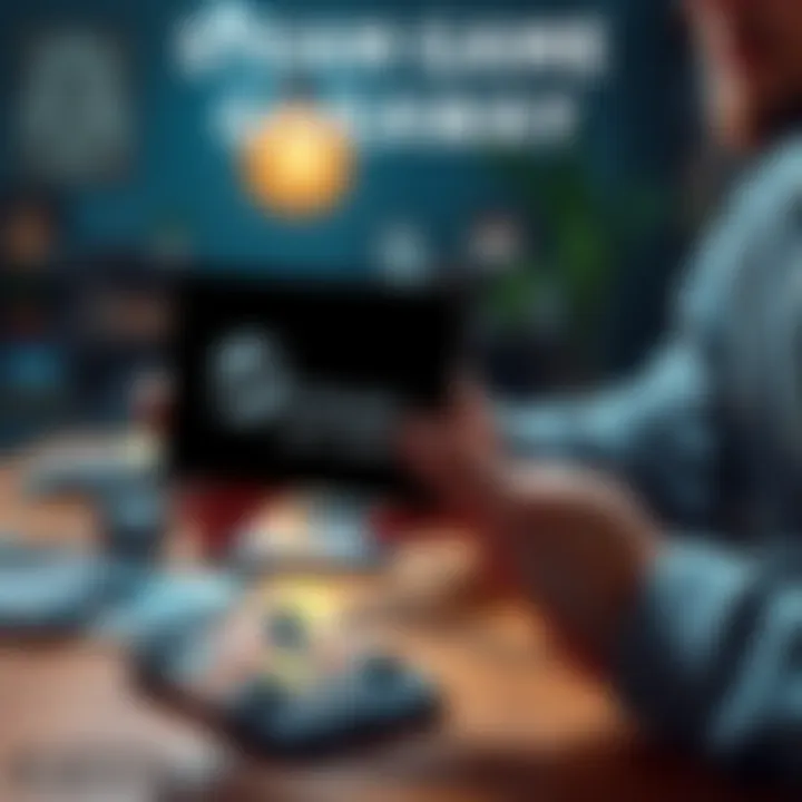 Steam Game Codes Giveaway A gamer holds a Steam gift card with popular game titles like A Plague Tale: Requiem and Warhammer 40K visible on a table.
