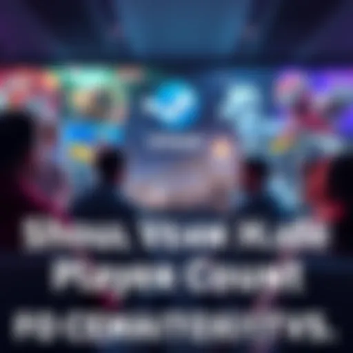 People debating the impact of player counts on gaming toxicity, with game graphics in the background