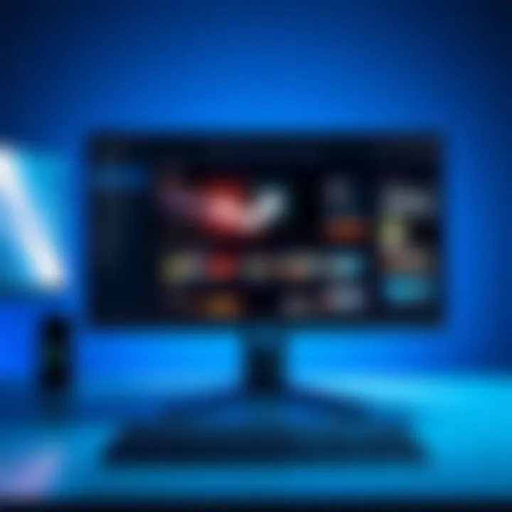 A computer screen showing a Steam app with missing images for profile backgrounds and trading cards