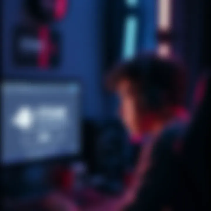 A player looking frustrated at their computer screen with a message about account ban related to Steam Family Sharing.
