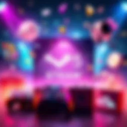 A vibrant graphic promoting a $5 Steam code giveaway, featuring gaming icons and a call to comment on favorite games.