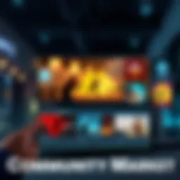 A graphic showing enhanced listings on the Steam Community Market with Counter-Strike 2 themes