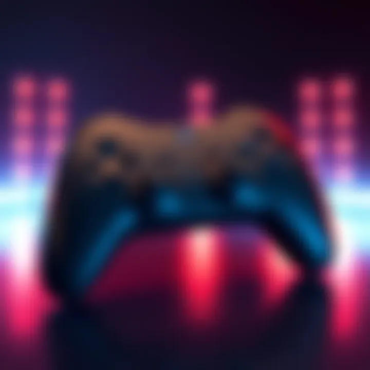 Final design of the Steam Controller 2 showcasing a sleek, screenless build with back buttons
