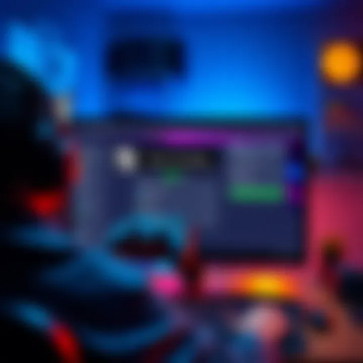 A gamer customizing their Steam Controller using the Steam Input Configurator on a computer screen.