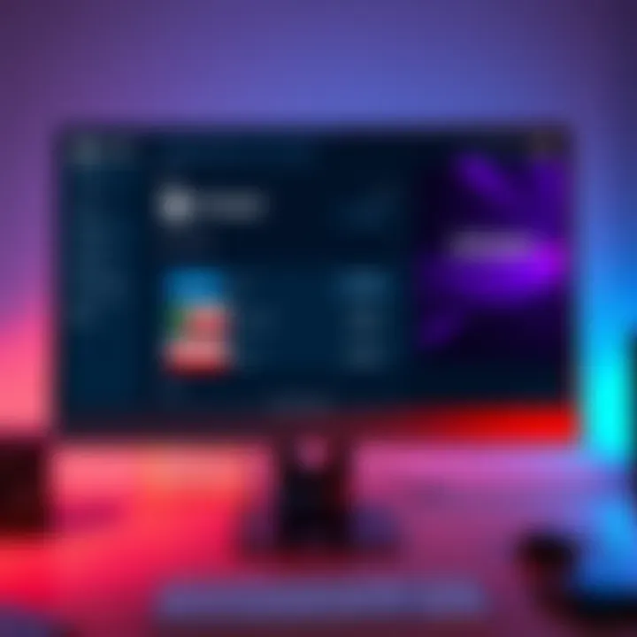 A computer screen displaying the Steam platform with currency settings options highlighted, showing Polish zloty and US dollar comparisons.