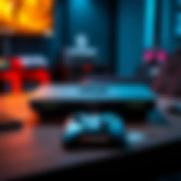 A 512GB LCD Steam Deck gaming device on a table with a price tag of $225.