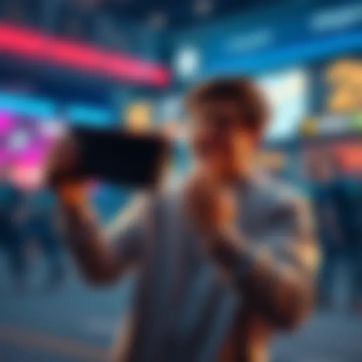 Steam Deck 512GB OLED Model A person holding a 512GB OLED Steam Deck gaming console, excited about their recent purchase.