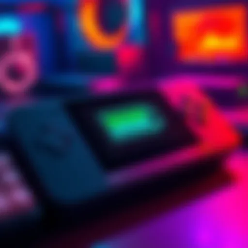 A Steam Deck gaming device showing a battery icon to indicate battery health concerns