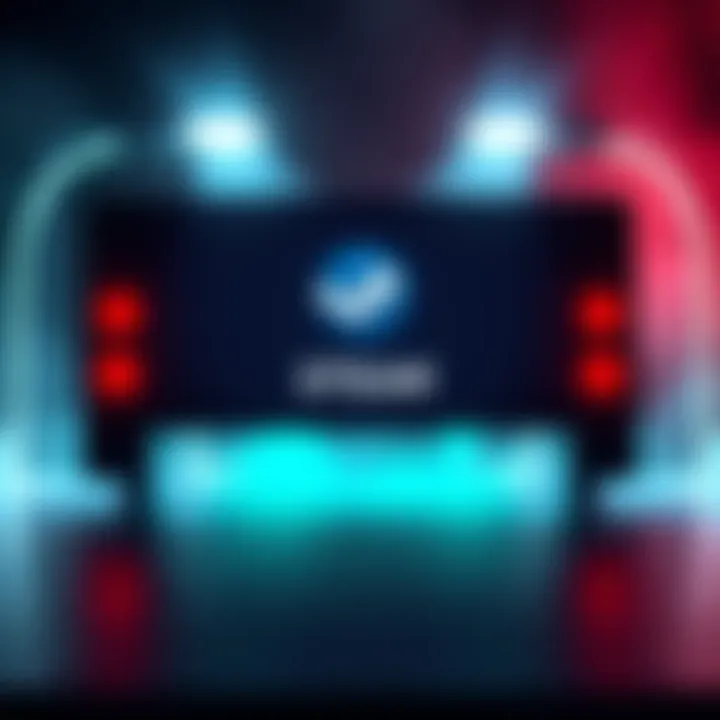 A Steam Deck stuck on a boot screen with the logo displayed, indicating a boot issue after a game download failure.