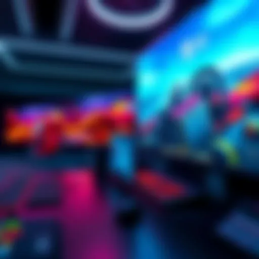 Side-by-side comparison of OLED and LCD screens showing vibrant colors and contrast differences on a Steam Deck