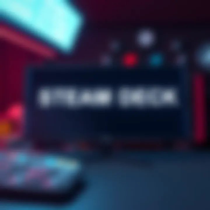 Steam Deck displaying an error message on the screen, showing issues during booting up.