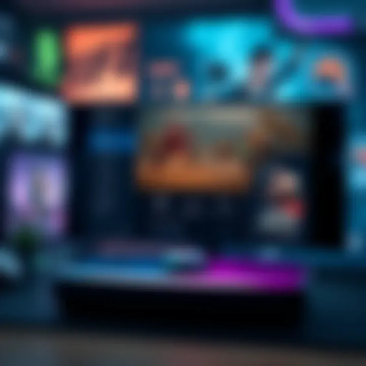 Steam Deck with game graphics A Steam Deck console displaying a game on its screen while showing settings for lossless scaling plugin in the interface.