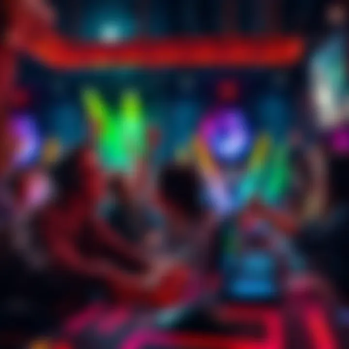 A group of gamers celebrating while playing on a Steam Deck, showcasing their excitement and satisfaction.