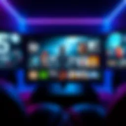 Steam Deck gaming console displaying various game titles on its screen