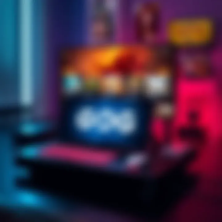 A Steam Deck displaying various GOG games on the screen, showcasing its gaming capabilities.