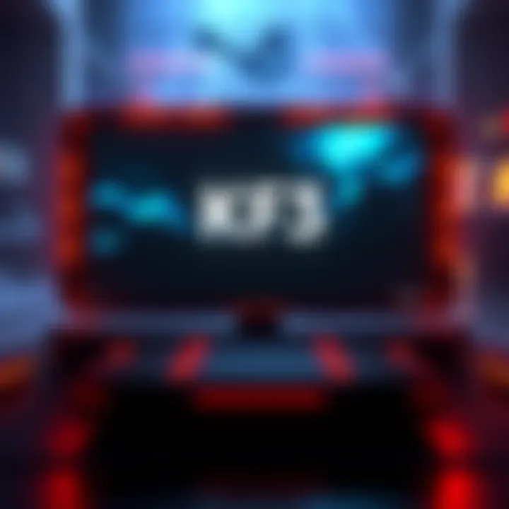 A Steam Deck showing a loading screen for Kf3 with error messages