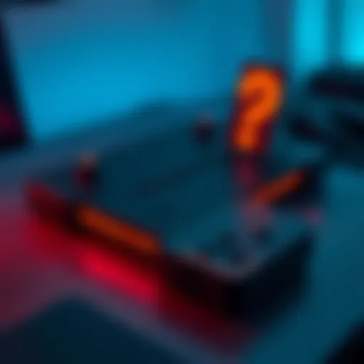 Steam Deck with missing features A Steam Deck gaming console with a question mark icon to represent the debate around Daisywheel availability