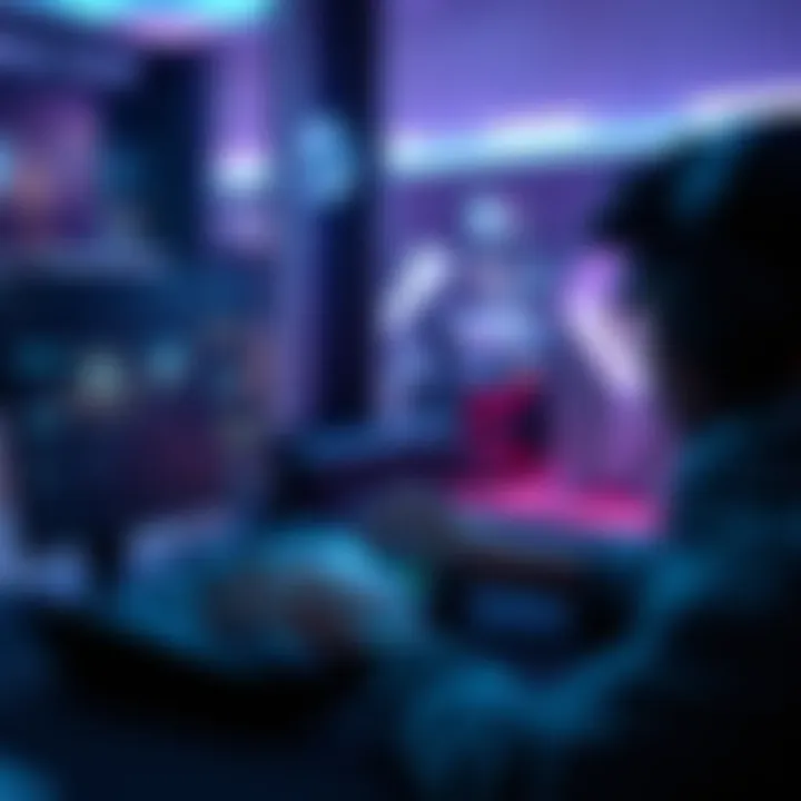 A person customizing game settings on a Steam Deck device without using Windows.