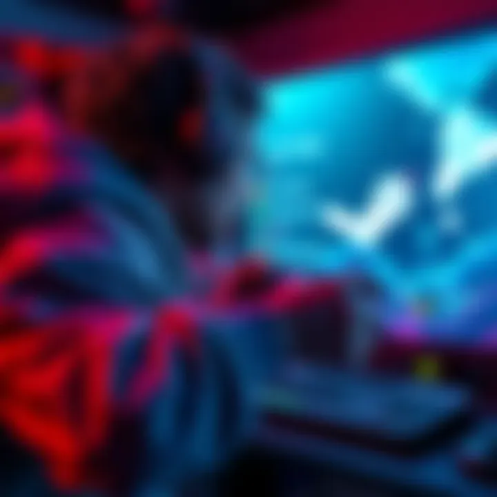 Gamer accessing the Steam Deck offline mode with a quick toggle feature on screen