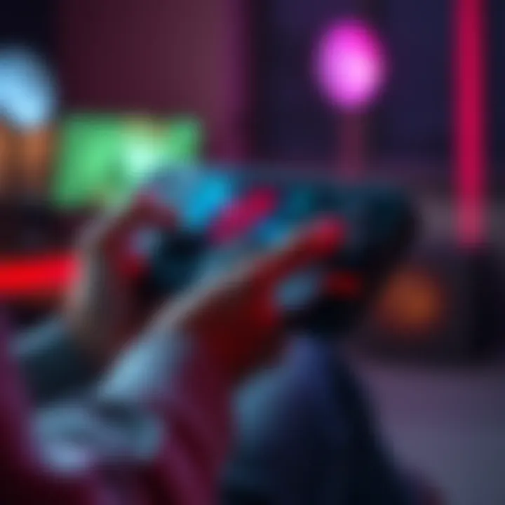 A person playing on a Steam Deck OLED, showing signs of discomfort in their hands after extended use.
