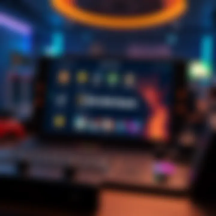 A Steam Deck console displaying various rewards and point options on screen.