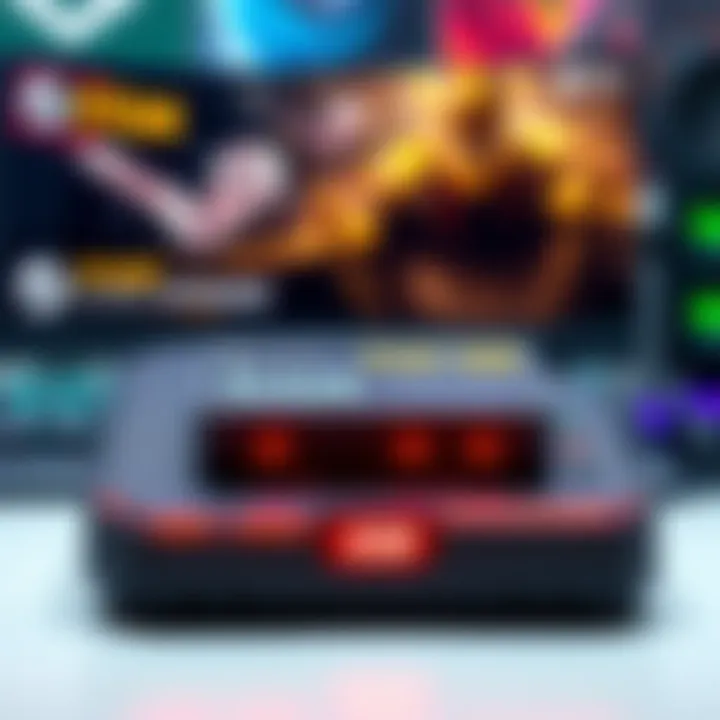 A Steam Deck device showing the RAM upgrade from 16GB to 32GB, set against a gaming background.