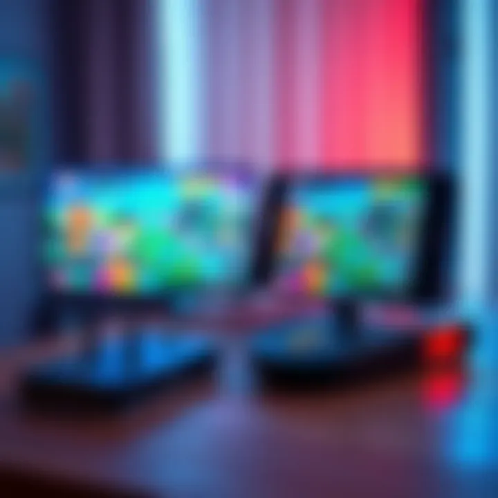 Steam Deck connected to a Retroid console with gaming screens displayed, illustrating mobile hotspot capabilities.