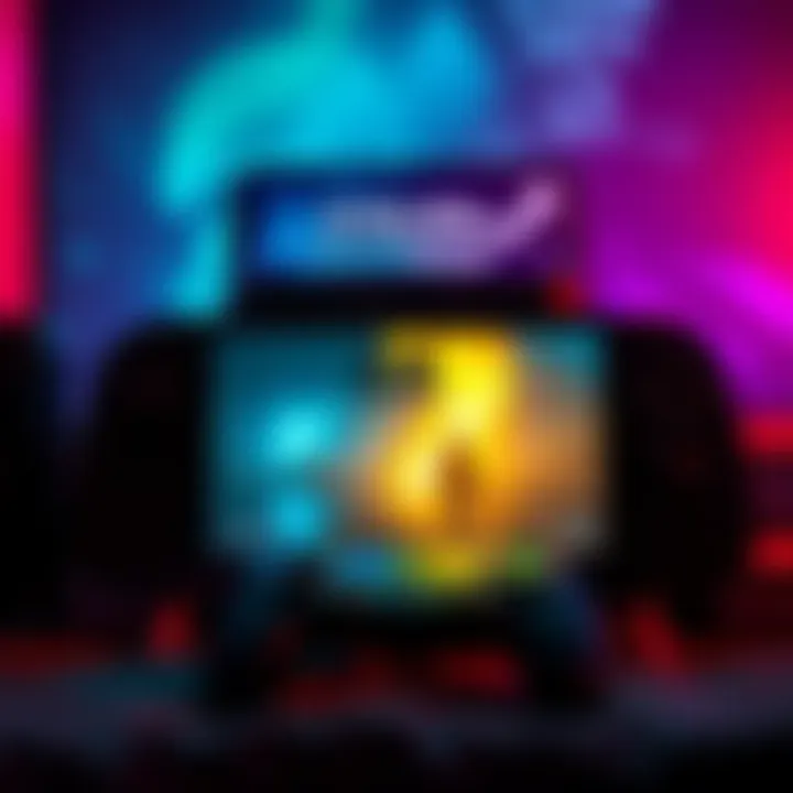 Steam Deck console showing sleep mode screen with a game paused